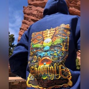 Shpongle Live Red Rocks 2019 Navy  Hoodie Sweatshirt Official Merch! AJ Masthay